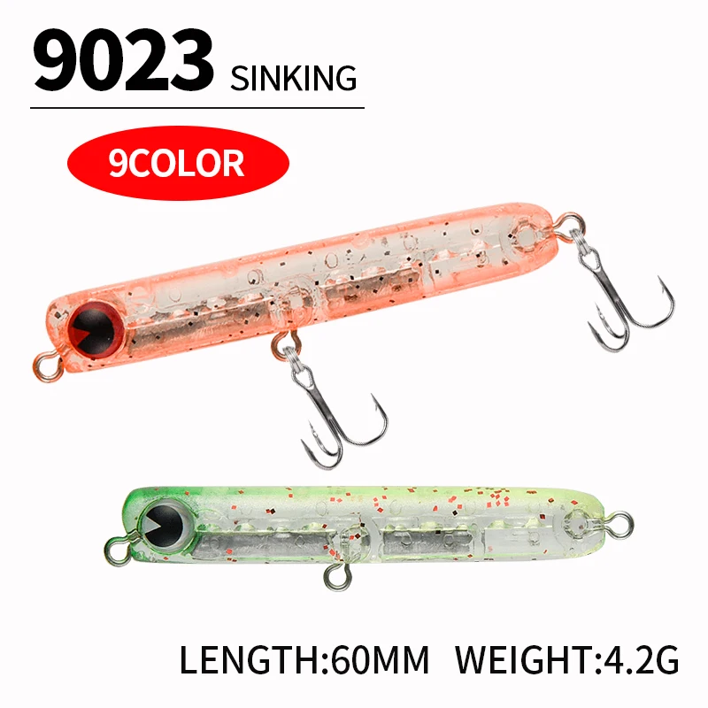 Fishing Lure Jerkbait - Umpan Pancing Pensil Tenggelam Lambat 6cm