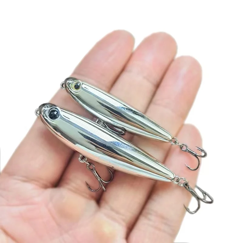Baru 4.5G Mini Wobblers Pensil - Fishing Lure Soft Plastic ulasan dan harga