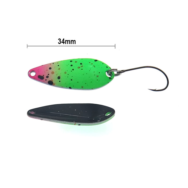 Sendok pancing 4.3g 34mm UV wa - Fishing Lure Spoon ulasan dan harga