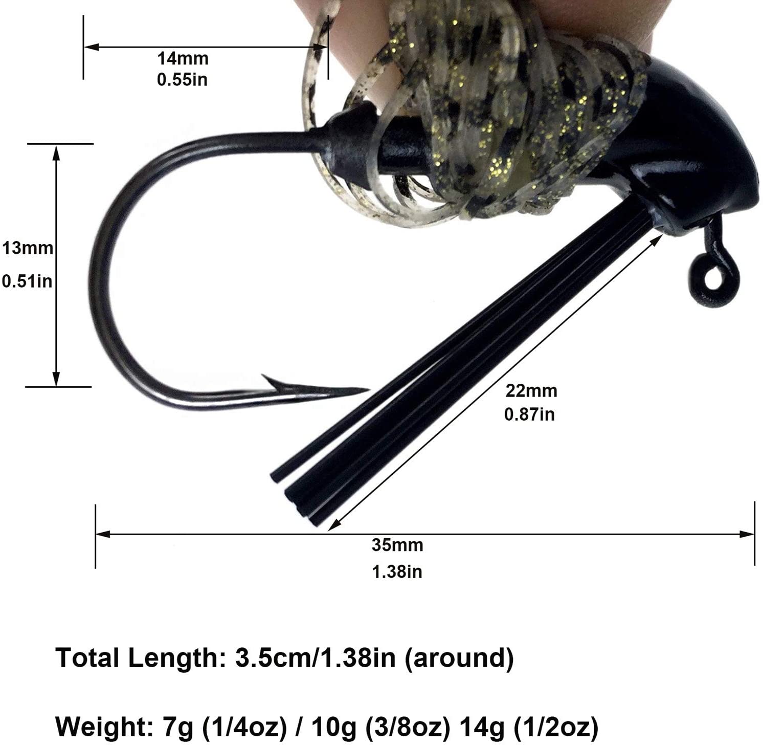 THKFISH 5 buah Jig memancing u - Fishing Lure Buzzbait ulasan dan harga