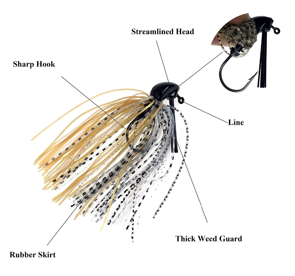 THKFISH 5 buah Jig memancing u - Fishing Lure Buzzbait ulasan dan harga