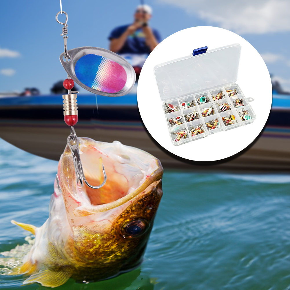 30 buah umpan pancing berbentu - Fishing Lure Spoon ulasan dan harga