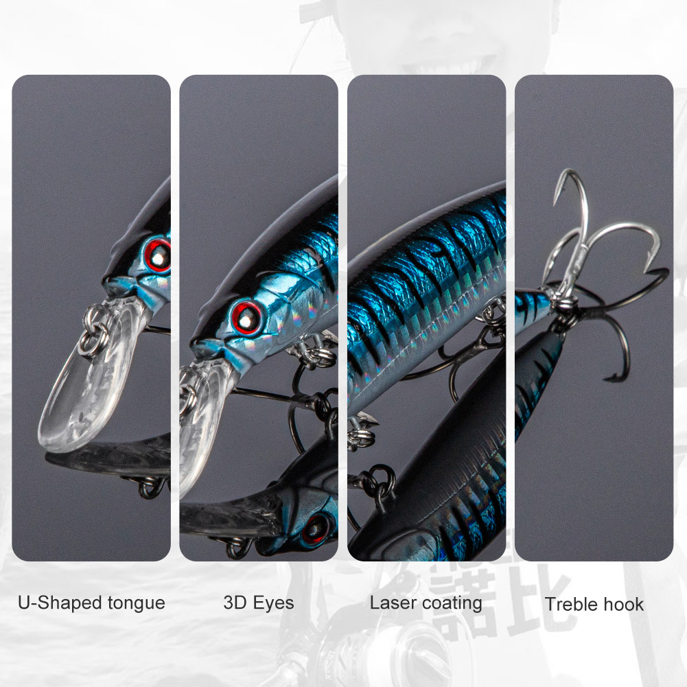 NOEBY NBL9448 Sinking Minnow L - Fishing Lure Jerkbait ulasan dan harga